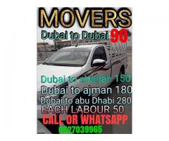 Pickup In Moving Shifting Service Dubai/0527039965