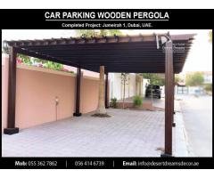 Wooden Car Parking Shades Dubai | Car Parking Wooden Structures in UAE.