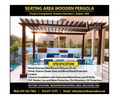Dubai Villa Pergola | Abu Dhabi Pergola Design | Wooden Pergola Companies | Desert Dreams Decor.