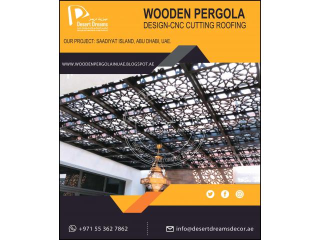 Arabic Pergola Design Uae | Outdoor Pergola | Wooden Pergola Supplier in Dubai.