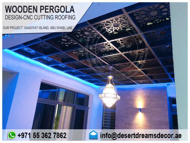 Arabic Pergola Design Uae | Outdoor Pergola | Wooden Pergola Supplier in Dubai.