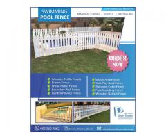 FREE STANDING FENCE IN UAE | EVENTS FENCE | WHITE PICKET FENCE UAE.