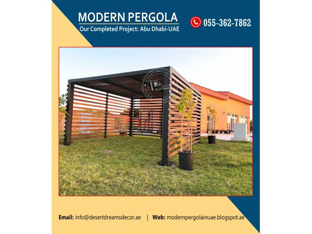 Wooden Pergola Manufacturer and Installing in UAE_Best Priced_Wooden Pergola Price Uae.