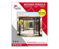 Wooden Pergola Abu Dhabi | Garden Pergola | Outdoor Pergola Abu Dhabi, UAE.