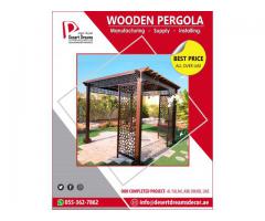 Wooden Pergola Abu Dhabi | Garden Pergola | Outdoor Pergola Abu Dhabi, UAE.