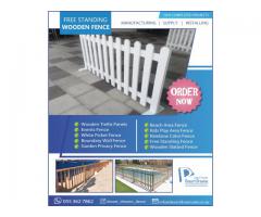 Solid Wood Fences Uae | Hardwood Fences | White Picket Fences Uae.