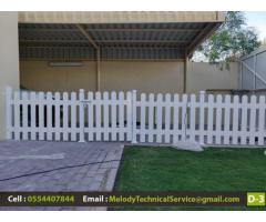 Wooden Fence Suppliers Dubai | WPC Fence UAE | Picket Fence Dubai