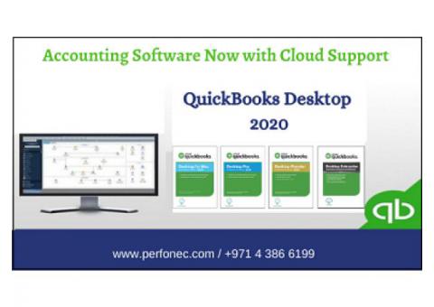 Accounting Software on Cloud in UE, Quickbooks UK 2020, Perfonec