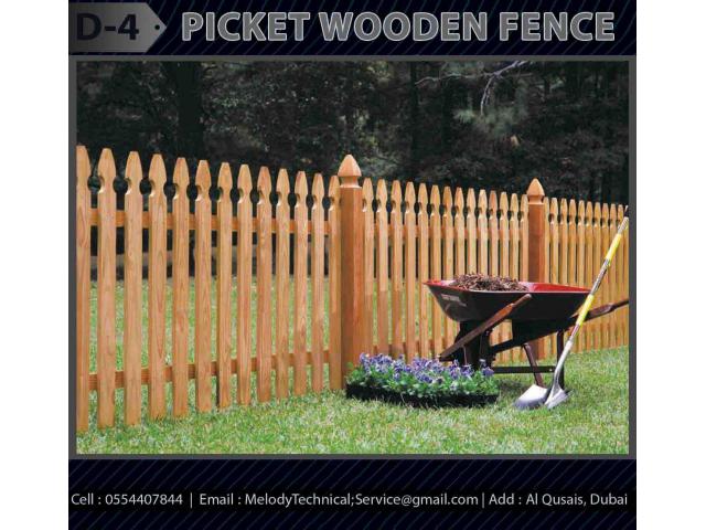 Garden Fence Suppliers Dubai | Wooden Fence UAE | Picket Fence Dubai