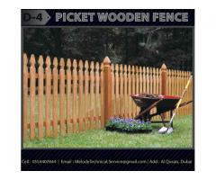 Garden Fence Suppliers Dubai | Wooden Fence UAE | Picket Fence Dubai