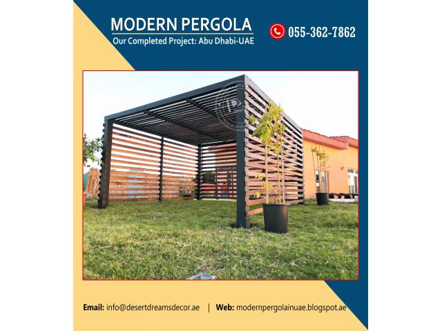 Modern Design Pergola Dubai | Most Affordable Priced Pergola Suppliers in Uae.
