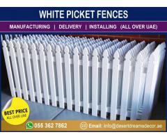 Events Fences Suppliers in UAE | Kids Play Area Fences | White Picket Fences.
