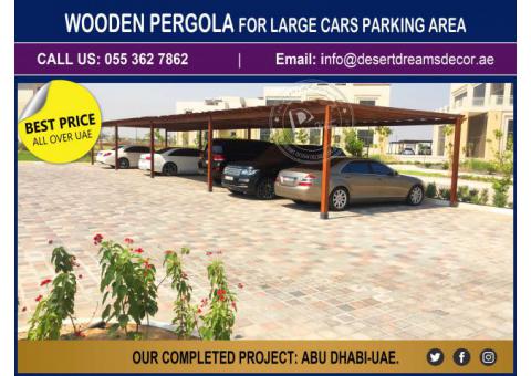 Design and Build Car Parking Wooden Pergola with Best Priced in UAE.