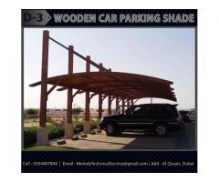 Wooden Structure Car Parking Shade in Dubai | Car Parking Pergola Dubai