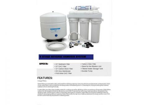Coffee Machine and Ice Maker Water Filtration System