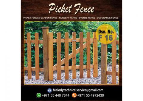 Garden Privacy Fence | Fence Suppliers Abu Dhabi | Wooden Fence UAE