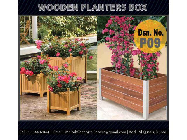 Wooden Planters Abu Dhabi | Garden Planter Suppliers in Box Abu Dhabi