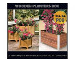 Wooden Planters Abu Dhabi | Garden Planter Suppliers in Box Abu Dhabi