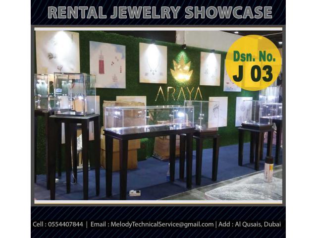 Jewelry Showcase in Abu Dhabi | Rental Display Stand in Abu Dhabi