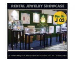 Jewelry Showcase in Abu Dhabi | Rental Display Stand in Abu Dhabi