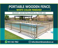 Portable Fence Uae | Swimming Pool Fences | White Picket Fences Uae.