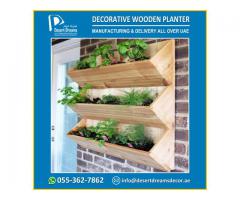 Wooden Planter Box Suppliers Uae | Decorative Wooden Planters Uae.