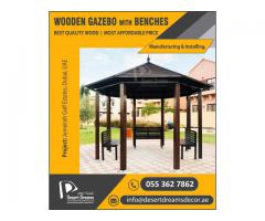 Wooden Gazebo Abu Dhabi | Design and Build Gazebo in Dubai.