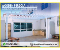 Wooden Swing Pergola | Wooden Pergola Abu Dhabi | Wooden Pergola Dubai.