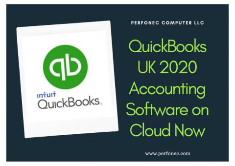 QuickBooks UK Pro Hosted in the Cloud- Quickbooks 2020, Perfonec