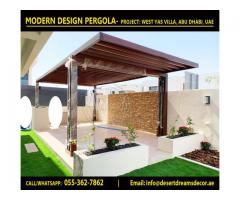 Modern Pergola Dubai | Wooden Pergola Abu Dhabi | Wooden Pergola Al Ain.