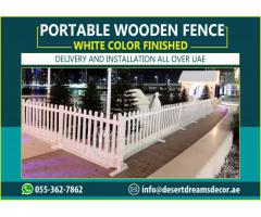 White Picket Fence Suppliers in Uae | Free Standing Fence | Events Fences Uae.