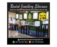 Rental Jewelry Showcase in Dubai | Wooden Display Stand Suppliers Dubai
