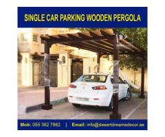 Villa Car Parking Pergola Uae | Wooden Pergola Contractor in Uae.