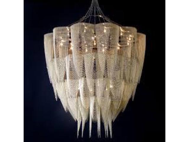 Heavy and High Chandelier Installation,  Chandelier cleaning, CALL 050 2097517