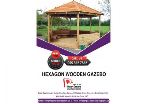 Teak Wood Gazebo | Malaysian Wood Gazebo Uae.