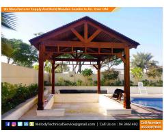 Hexagonal Wooden Gazebo in Dubai | Garden Gazebo | Gazebo Suppliers UAE