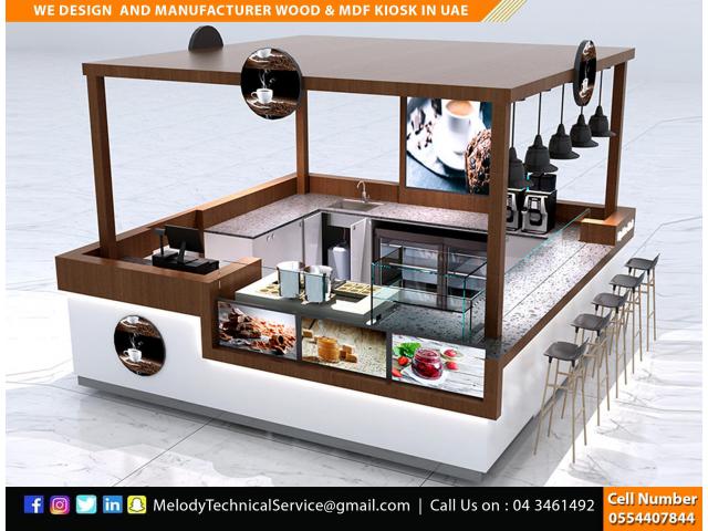 Coffee Kiosk Suppliers in Dubai | Wooden Kiosk | Dubai Mall Kiosk