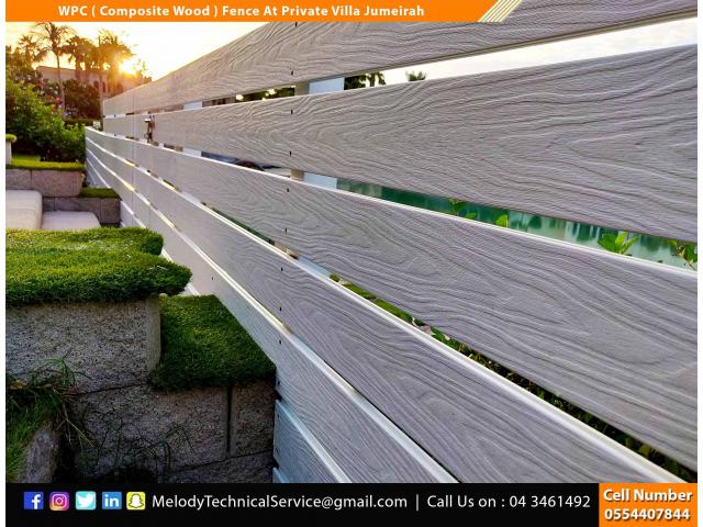 Natural Wooden Fence | WPC Fence in Dubai | Kids Privacy Fence Dubai