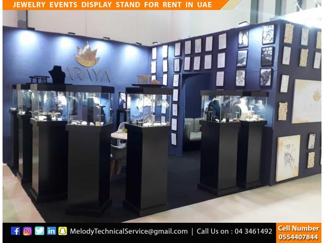 Wooden Display Stand Dubai | Rental Display Stand | Jewelry Showcase Dubai