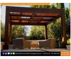 Wooden Pergola in Abu Dhabi | Garden Pergola | Pergola Suppliers in UAE