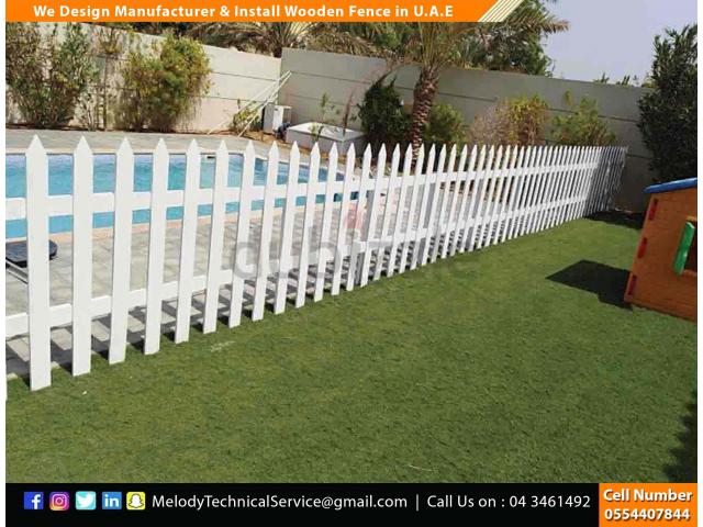 Picket Fence in Abu Dhabi | Wooden Fence UAE | Garden Fence Abu Dhabi