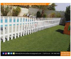 Picket Fence in Abu Dhabi | Wooden Fence UAE | Garden Fence Abu Dhabi