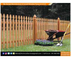 Picket Fence in Abu Dhabi | Wooden Fence UAE | Garden Fence Abu Dhabi