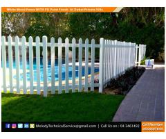 Garden Fencing In Dubai | Wooden Fence And Gate | Picket Fence Dubai