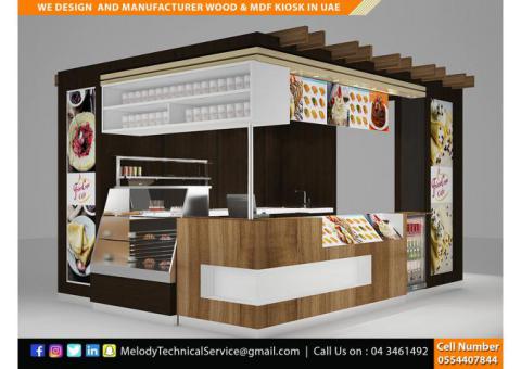 Retail Kiosk | UAE Mall Kiosk | Kiosk Designer in Dubai | Wooden Kiosk UAE