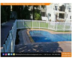 Swimming Pool Fence | WPC (Composite Wood) Fence | Wooden fence Dubai