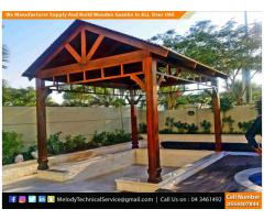 Wooden Gazebo Suppliers in Abu Dhabi With Free Installation