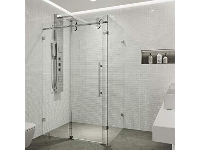 Broken glass replacement, Shower Glass Partition 052-5868078