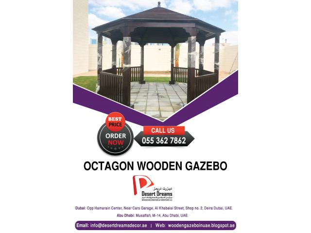 Wooden Gazebo Manufacturer in Abu Dhabi, Dubai, Sharjah, Al Ain, Ajman.