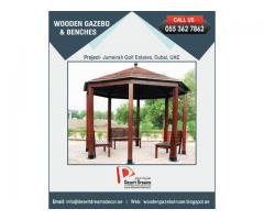 Design and Manufacture Wooden Gazebo in UAE.